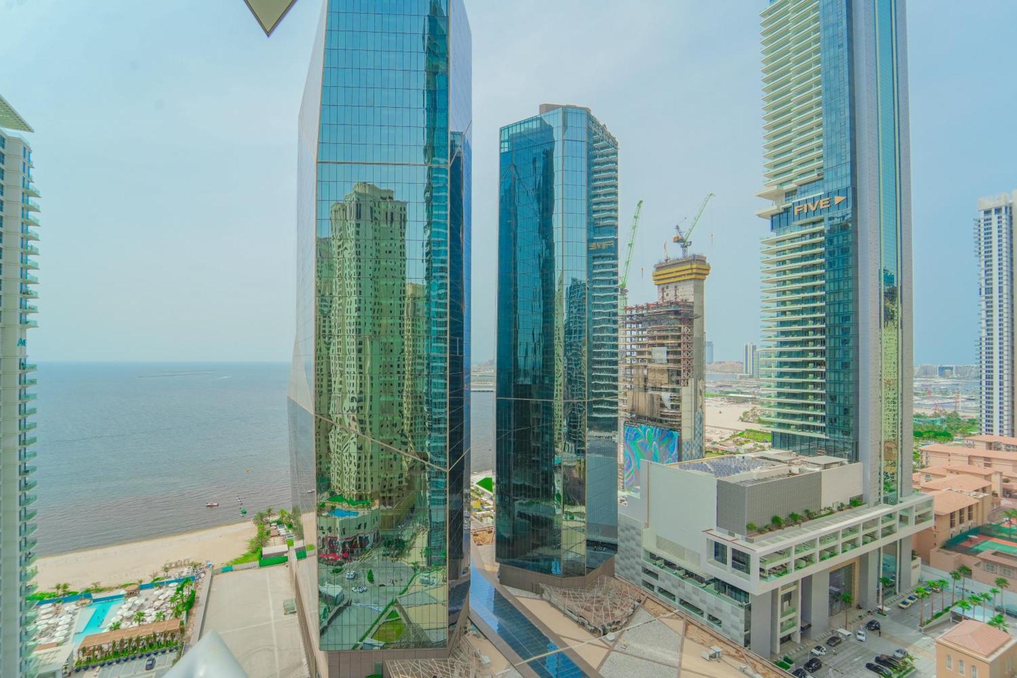 Jbr - Al Fattan Marine 5 Star Residences, Panoramic Sea View By Gardenia Apartment *
