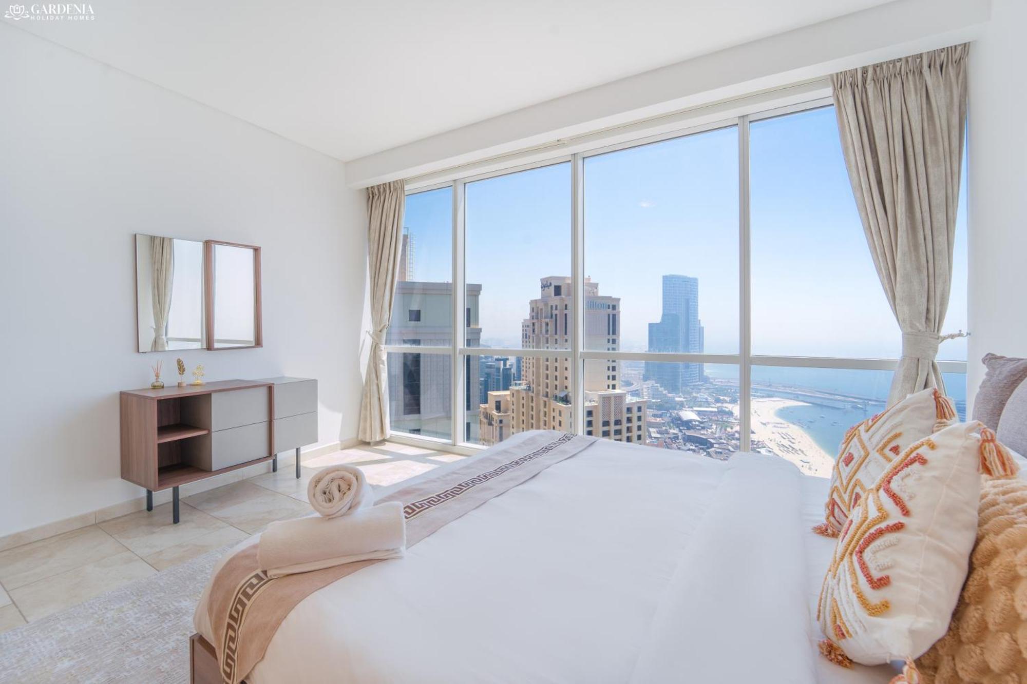 Jbr - Al Fattan Marine 5 Star Residences, Panoramic Sea View By Gardenia Apartment *